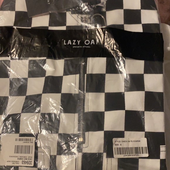 Lazy Oaf check mate romper - Picture 3 of 3